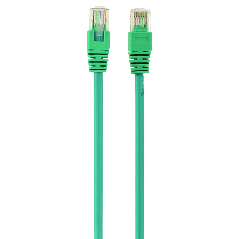 0.5m, Patch Cord Green, PP12-0.5M/G, Cat.5E, Cablexpert, molded strain relief 50u" plugs