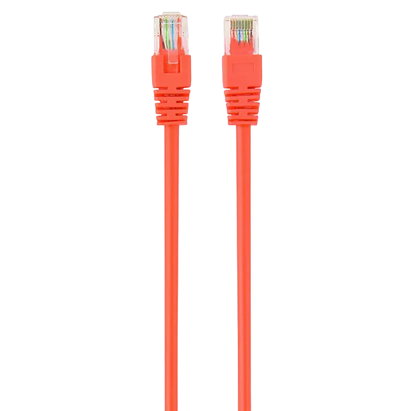 0.5m, Patch Cord Orange, PP12-0.5M/O, Cat.5E, Cablexpert, molded strain relief 50u" plugs