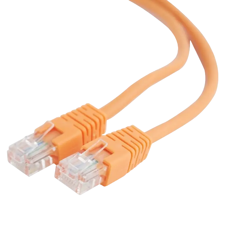 0.5m, FTP Patch Cord Orange, PP22-0.5M/O, Cat.5E, Cablexpert, molded strain relief 50u" plugs