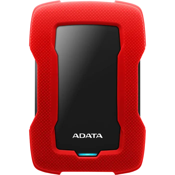 1.0TB (USB3.1) 2.5" ADATA HD330 Anti-Shock External Hard Drive, Red (AHD330-1TU31-CRD)