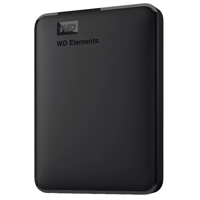 Western Digital 1.0TB (USB3.0) 2.5" WD Elements Portable External Hard Drive (WDBUZG0010BBK-WESN)", Black