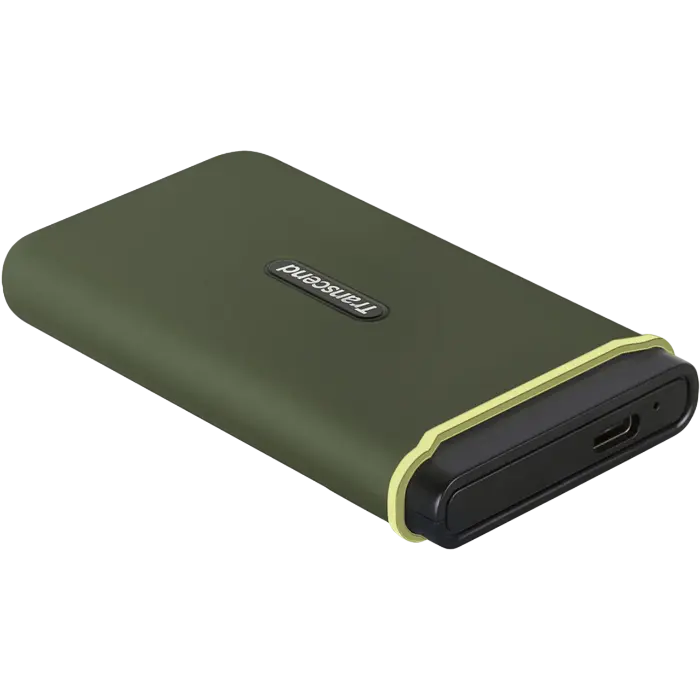 1.0TB Transcend Portable SSD ESD380C Military Green, USB-C 3.2 (96x54x12mm, 75g, R/W:2K/2K MB/s)