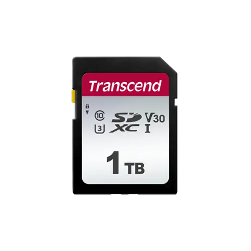 1.0TB SDXC Card (Class 10) UHS-I, U3, Transcend 300S "TS1TSDC300S" (R/W:100/85MB/s)