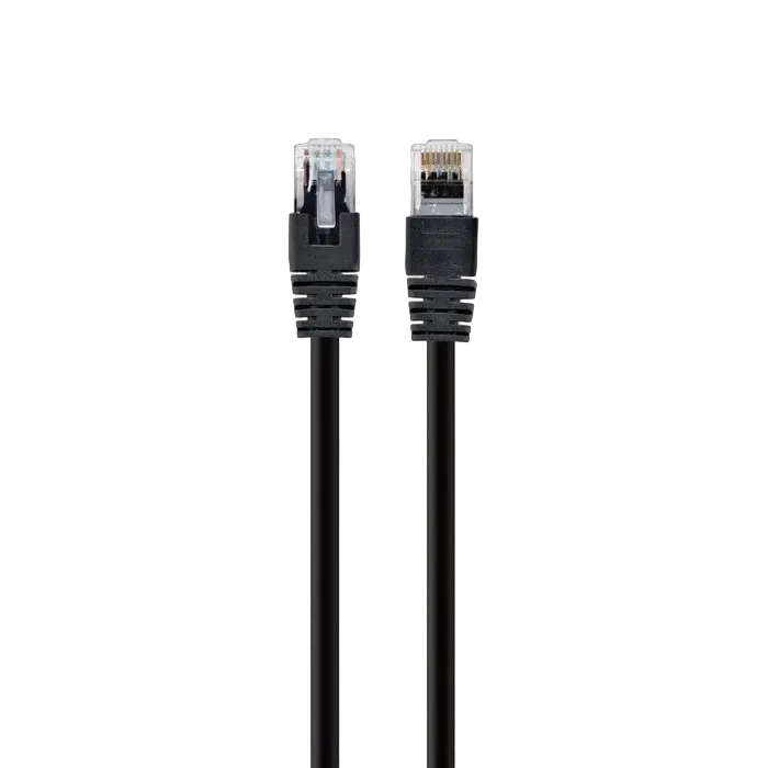 10m, Patch Cord Black, PP12-10M/BK, Cat.5E, Cablexpert, molded strain relief 50u" plugs