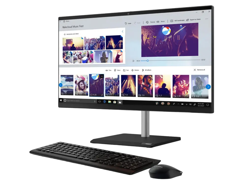 Lenovo 11FJA0CKRU 23.8 inch Core i5-10400T 16GB 512GB Black