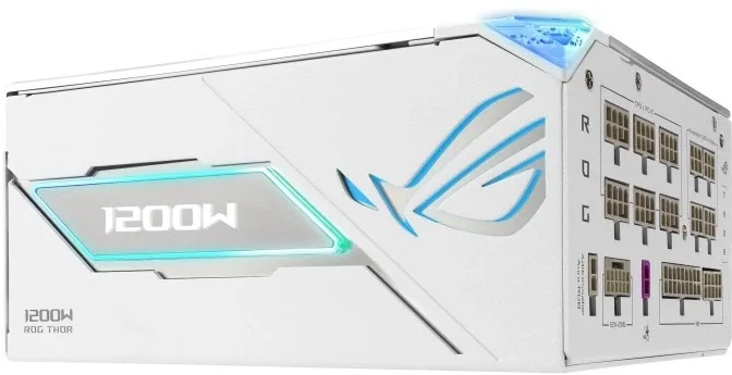 ASUS 1200W ROG THOR Platinum III WHITE, vedere alternativă
