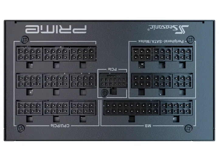 Seasonic 1300W Prime (PRIME-TX-1300-ATX30), vedere laterală