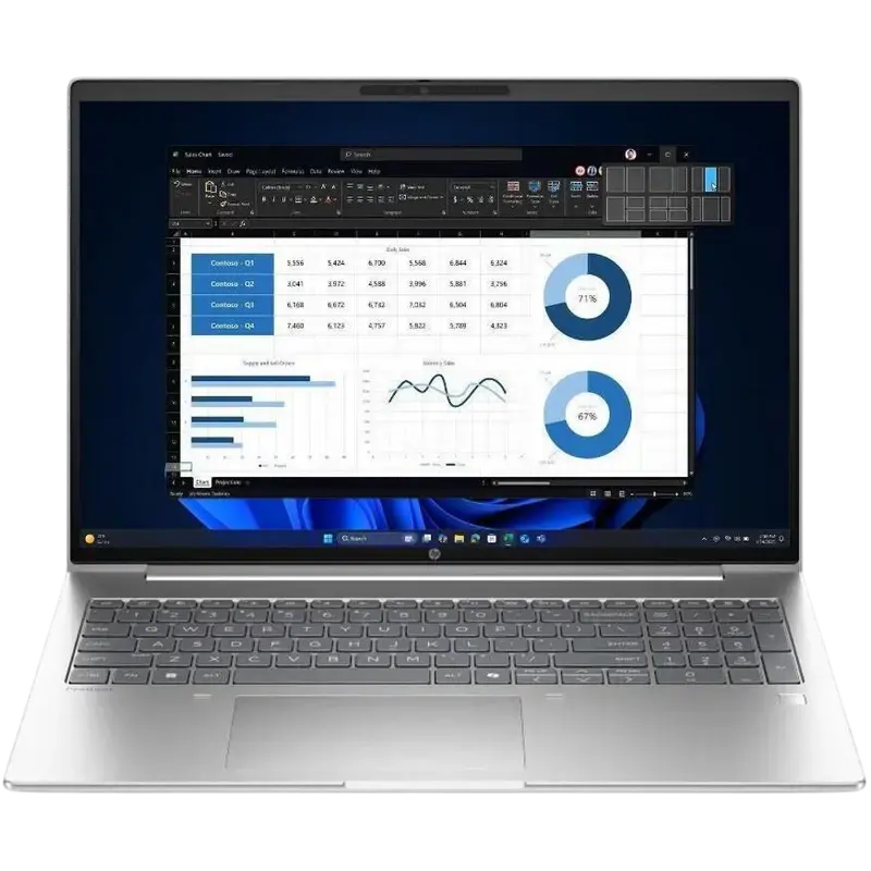HP 16.0" ProBook 4 G1i 16 Silver (Core Ultra 5 225U 16Gb 512Gb Win 11)