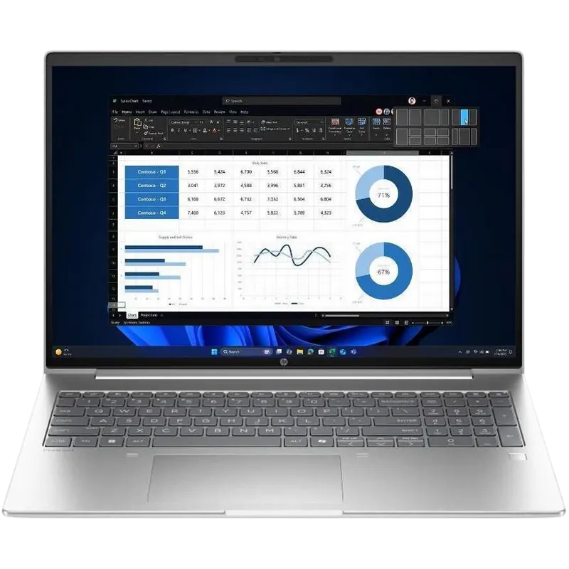 HP 16.0" ProBook 4 G1i 16 Silver (Core Ultra 7 255H 32Gb 1Tb Win 11)