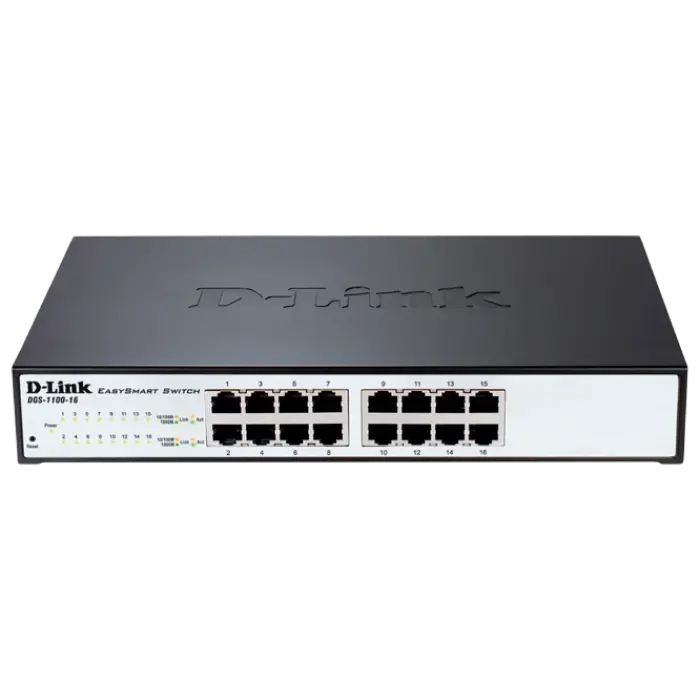 16-PORT 10/100MBPS EASY SMART SWITCH D-Link DES-1100-16