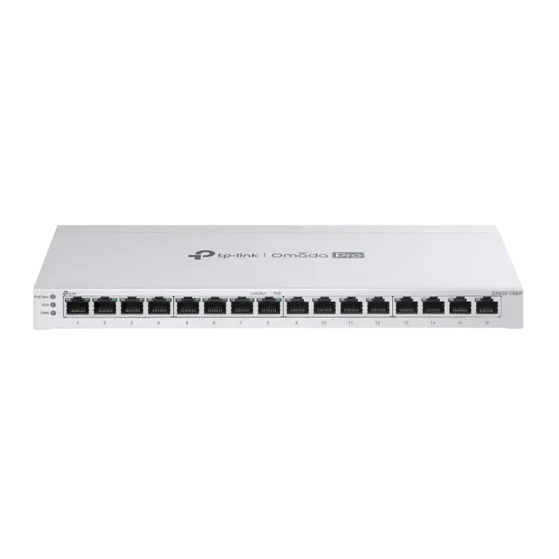 Switch TP-Link Omada Pro S4500-16GP 16 porturi Gigabit, 8 porturi PoE+