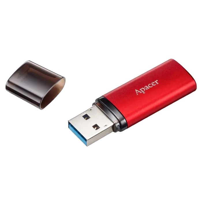 16GB USB3.1 Flash Drive Apacer "AH25B", Sunrise Red, Matte Metal, Classic Cap (AP16GAH25BR-1)