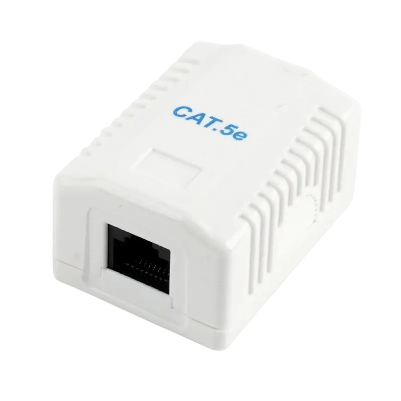 Cablexpert 1xRJ45 Surface mount box 8P8C/UTP CAT.5e/KRONE, NCAC-1U5E-01