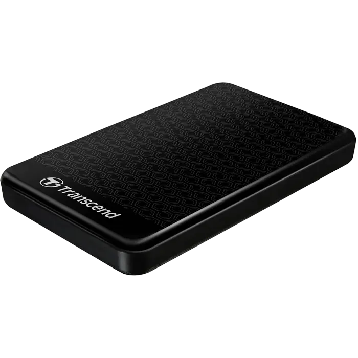 2.0TB (USB3.1) 2.5" Transcend "StoreJet 25A3", Black, Anti-Shock, One Touch Backup