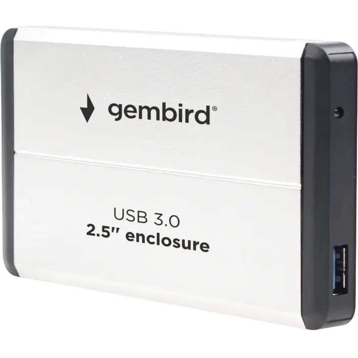 2.5" SATA HDD External Case (USB 3.0), Silver, Gembird "EE2-U3S-2-S"