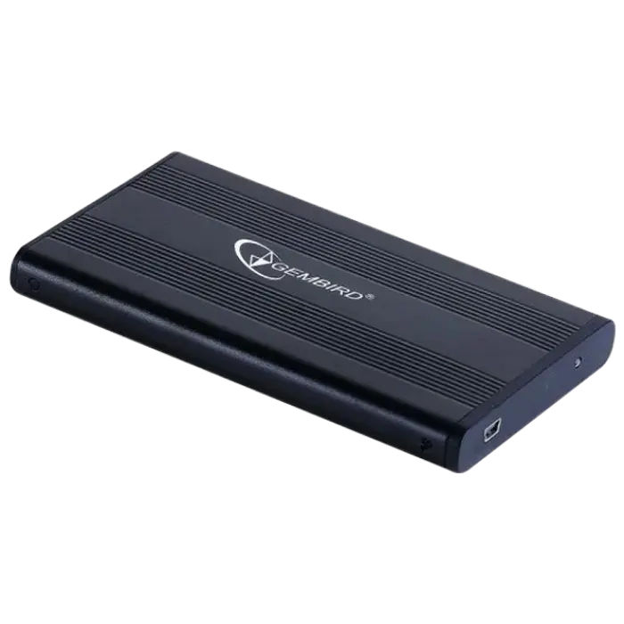 2.5" SATA HDD External Case (USB 2.0), Black, Gembird "EE2-U2S-5"