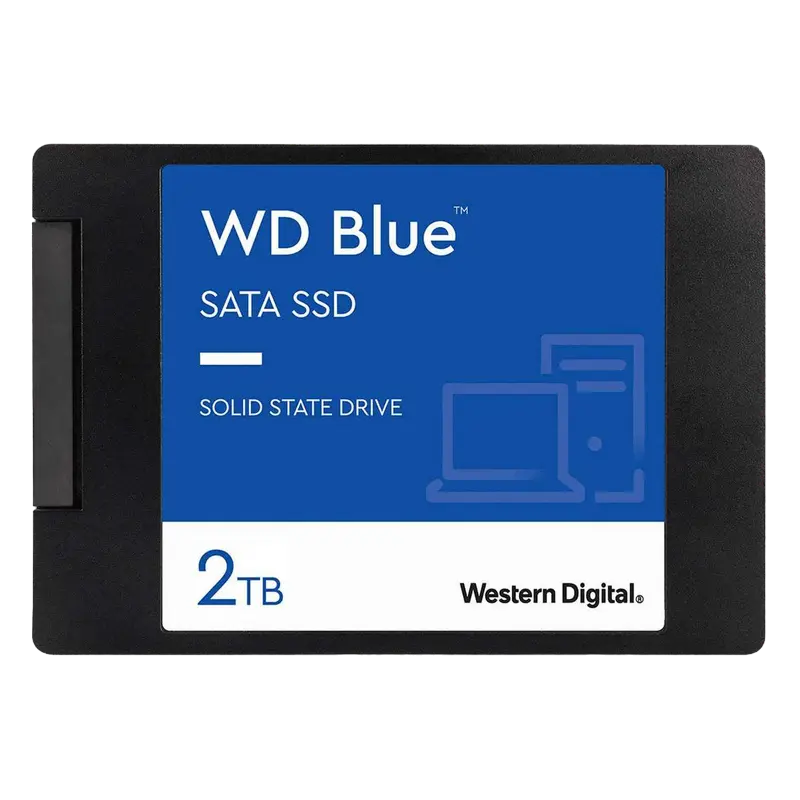 Western Digital 2.5" SATA SSD 2.0TB WD Blue [R/W:560/530MB/s, 95/84K IOPS, 88SS1074, 3D-NAND TLC BiCS3]