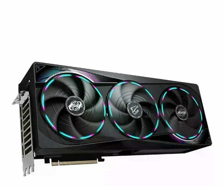 Gigabyte 2026) GeForce RTX 5080 AORUS Master 16GB GDDR7 DLSS4, vedere laterală
