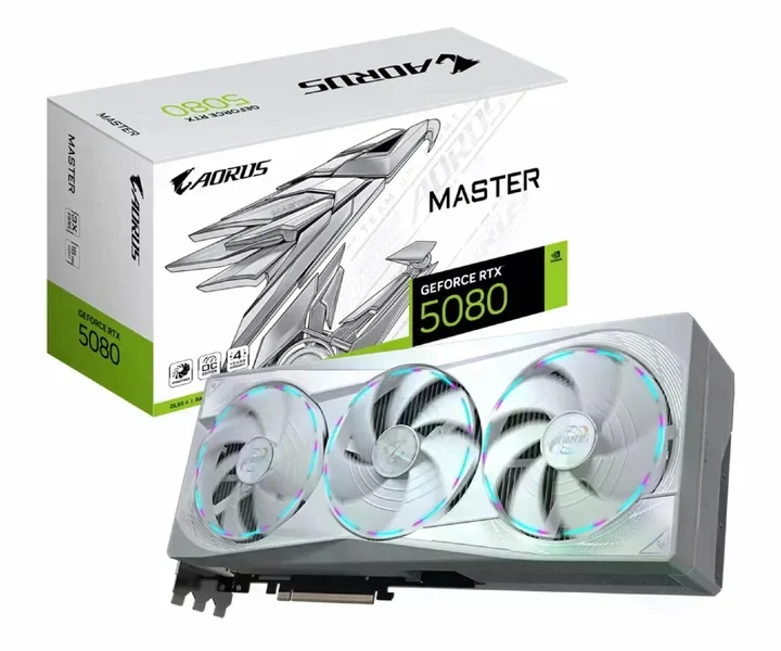 Gigabyte 2026) GeForce RTX 5080 AORUS Master Ice 16GB GDDR7 DLSS4