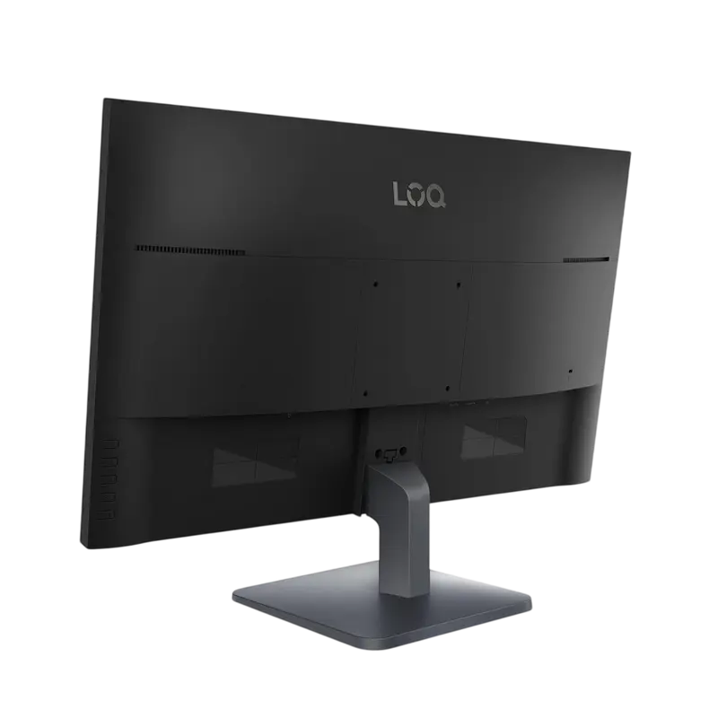 Monitor gaming Lenovo LOQ 24-10 23,8 inch IPS Full HD 200 Hz Negru/Gri, vedere posterioară