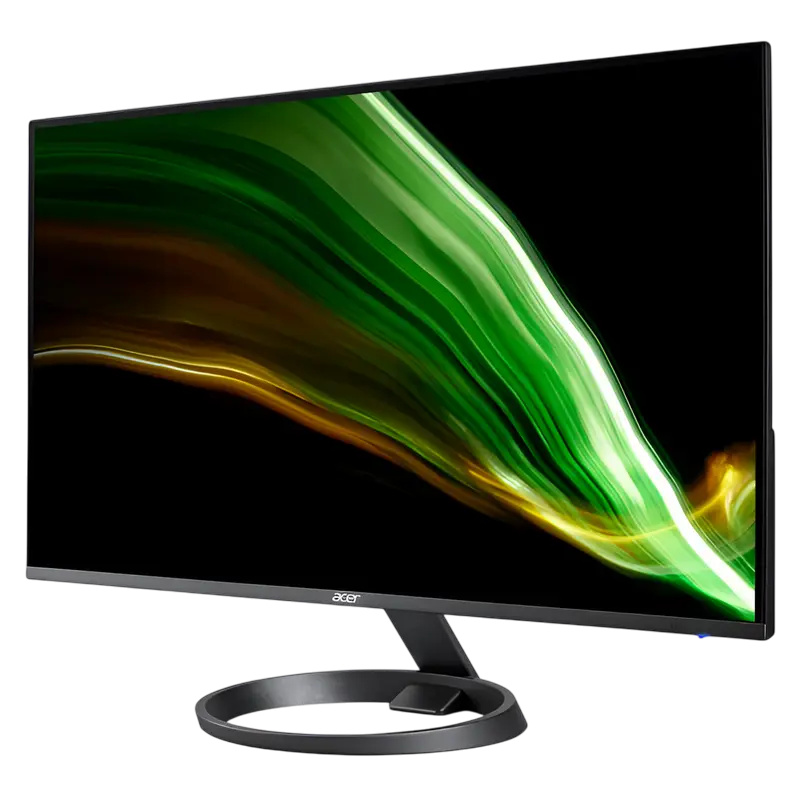 Monitor Acer R242YGymix 23.8 inch IPS Full HD 120Hz FreeSync, vedere posterioară