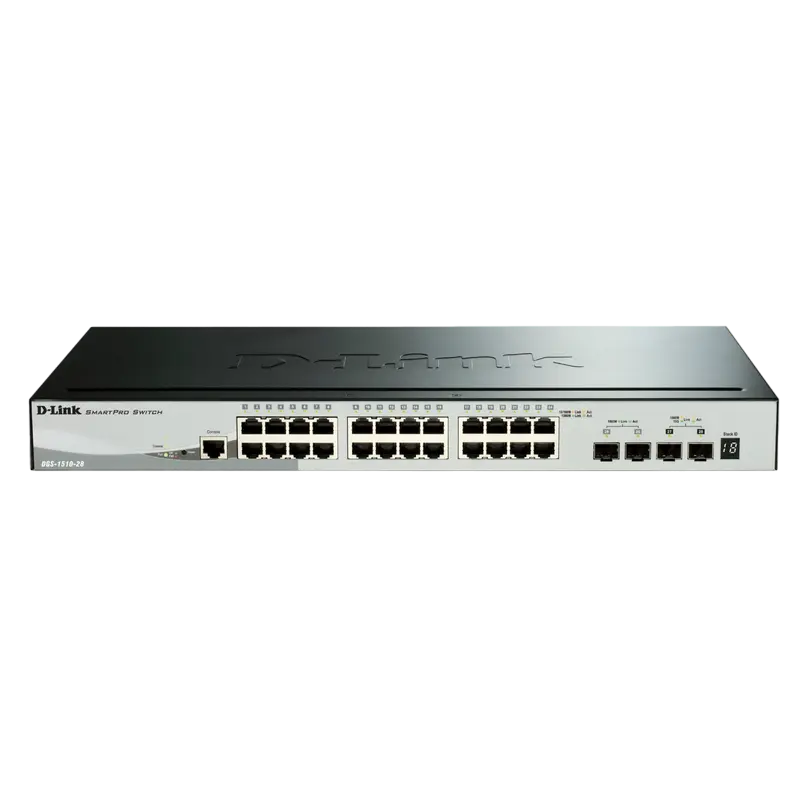 24*100BASE-TX POE SMART SWITCH, D-link DGS-1510-28P/A1A