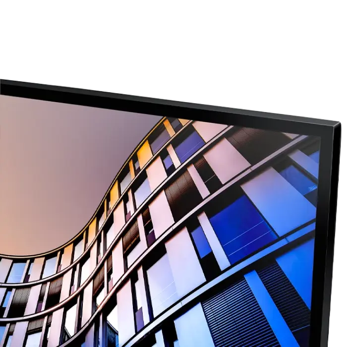 Televizor Samsung UE24N4500AUXUA 24 inch LED Smart TV HD negru, vedere laterală