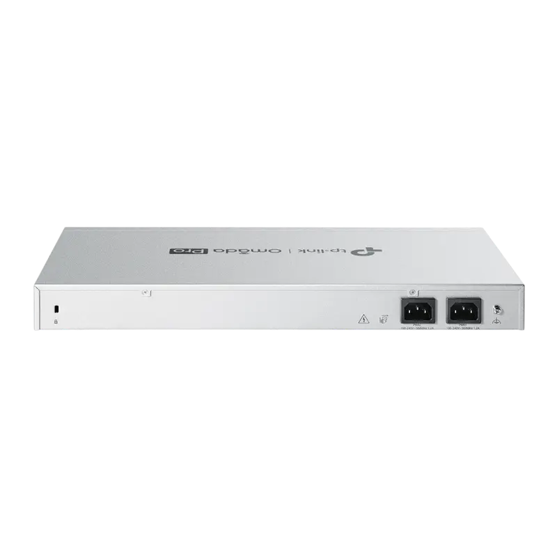 Switch TP-Link Omada Pro S5500-24F4XF 24 porturi cu 4x10G SFP+, vedere posterioară