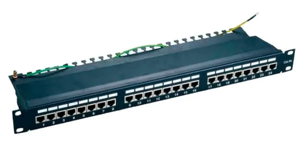 APC Electronic APC 24 ports FTP Cat.5e patch panel, LY-PP5-30, 19" Krone IDC