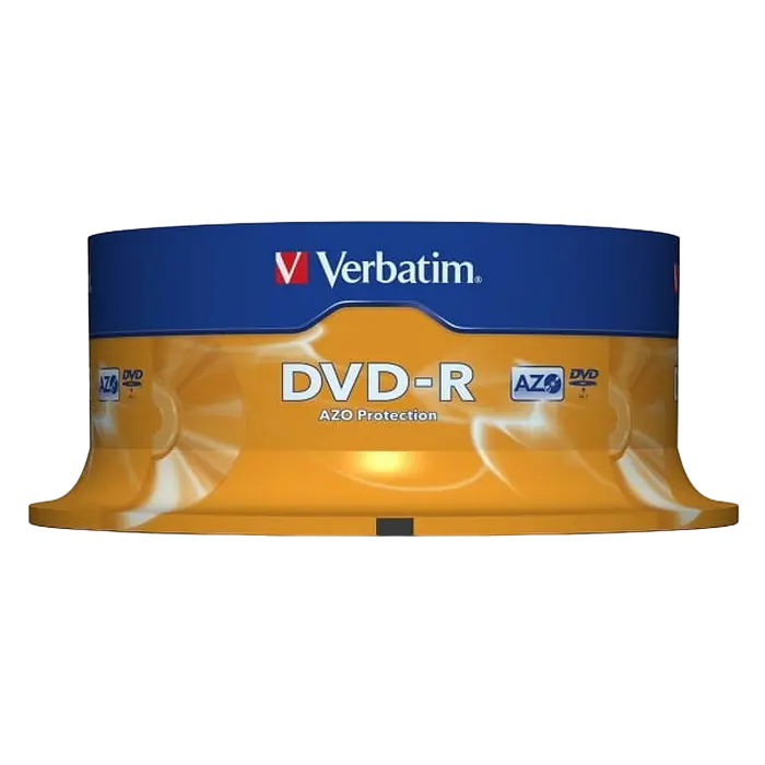 25*Cake DVD-R Verbatim, 4.7GB, 16x, 43522