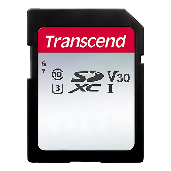 256GB SDXC Card (Class 10) UHS-I, U3, Transcend 300S "TS256GSDC300S" (R/W:100/40MB/s)