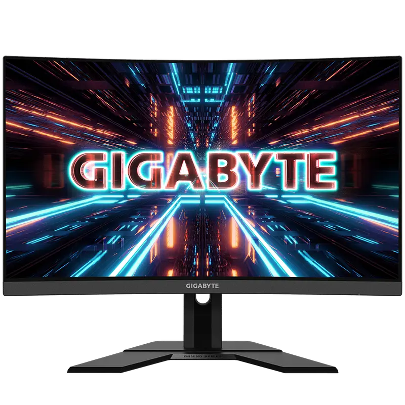 27" GIGABYTE G27QC, Black, Curved-VA,2560x1440,165Hz,FreeSync,1msMPRT,250cd,12M:1,HDR,HDMI+DP,Spkrs