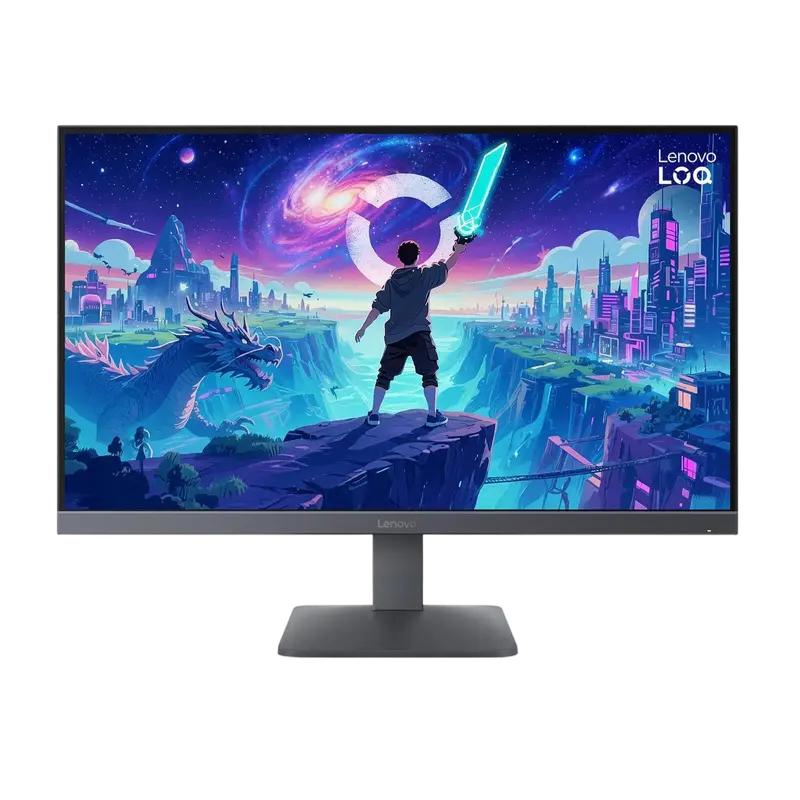 Monitor gaming Lenovo LOQ 27-10 27 inch IPS Full HD 200 Hz Negru/Gri