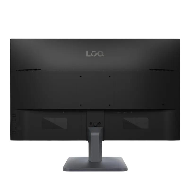 Monitor gaming Lenovo LOQ 27-10 27 inch IPS Full HD 200 Hz Negru/Gri, vedere posterioară