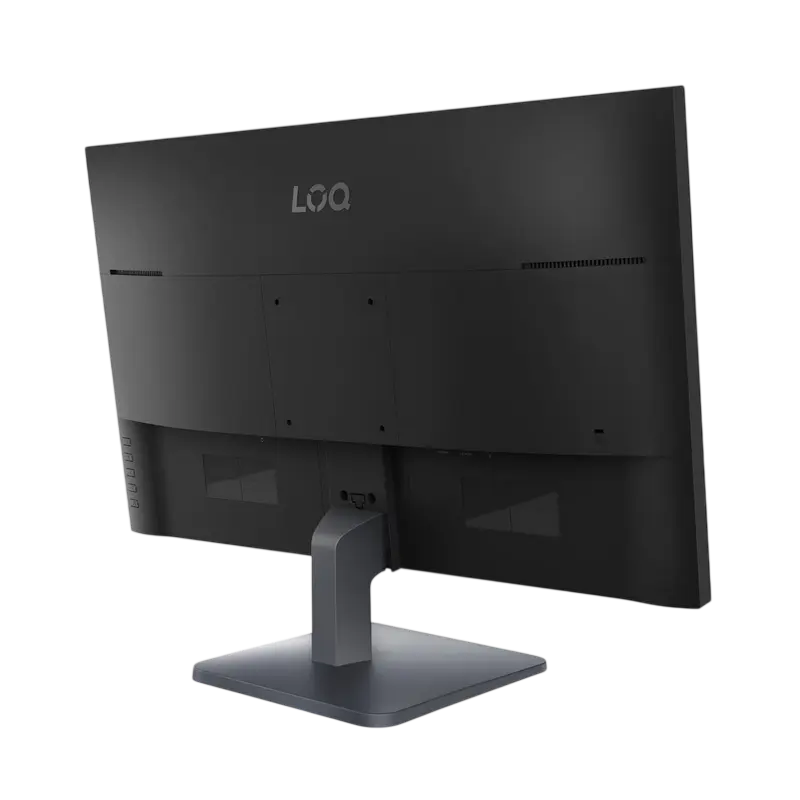 Monitor gaming Lenovo LOQ 27Q-10 27 inch IPS WQHD 180 Hz Negru/Gri, vedere laterală
