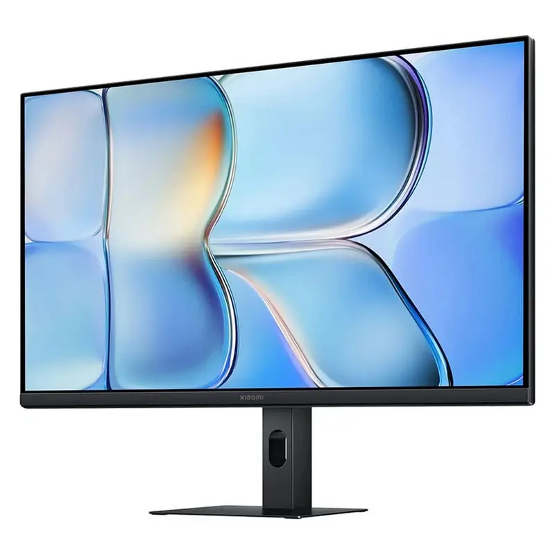 Monitor Xiaomi A27i 2026 27 inch IPS 144 Hz HDR10 Negru, vedere posterioară