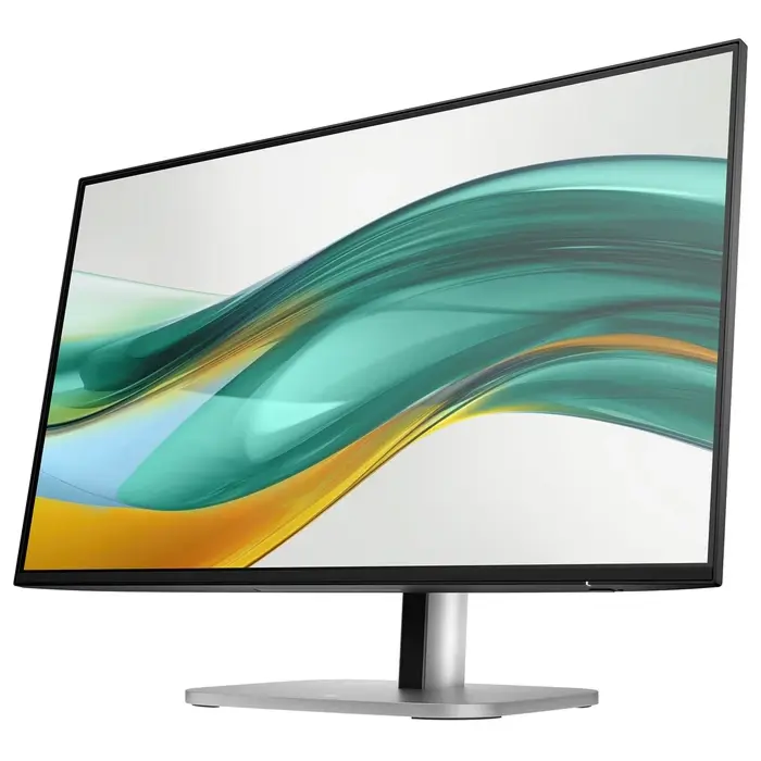 Monitor HP S5 Pro 527pf 27 inch IPS 1920x1080 120 Hz Argintiu/Negru, vedere laterală