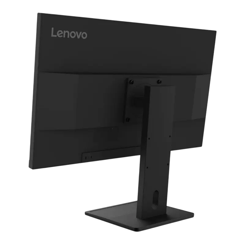 Monitor Lenovo ThinkVision E27Q-40 27 inch QHD IPS 100 Hz Negru, vedere posterioară