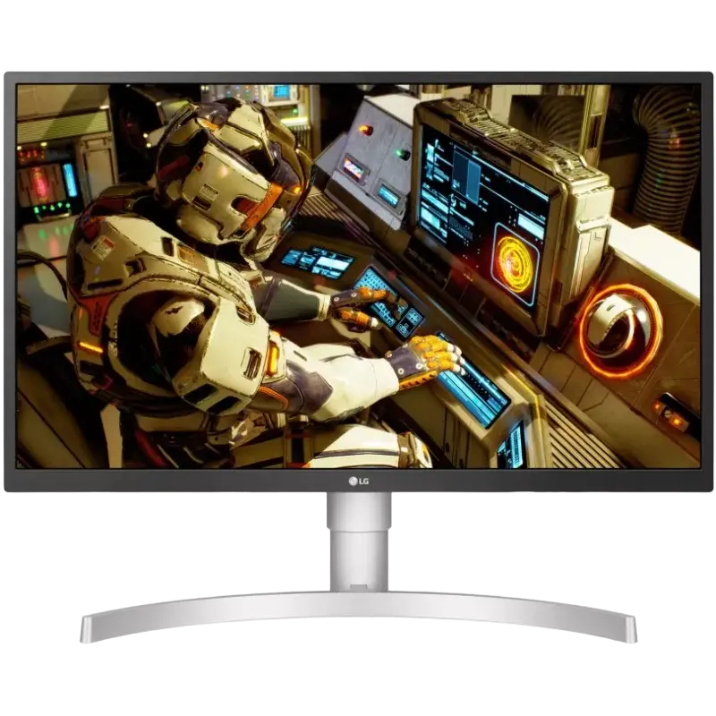 LG 27UL550-W Monitor 3840 x 2160 60Hz White/Black