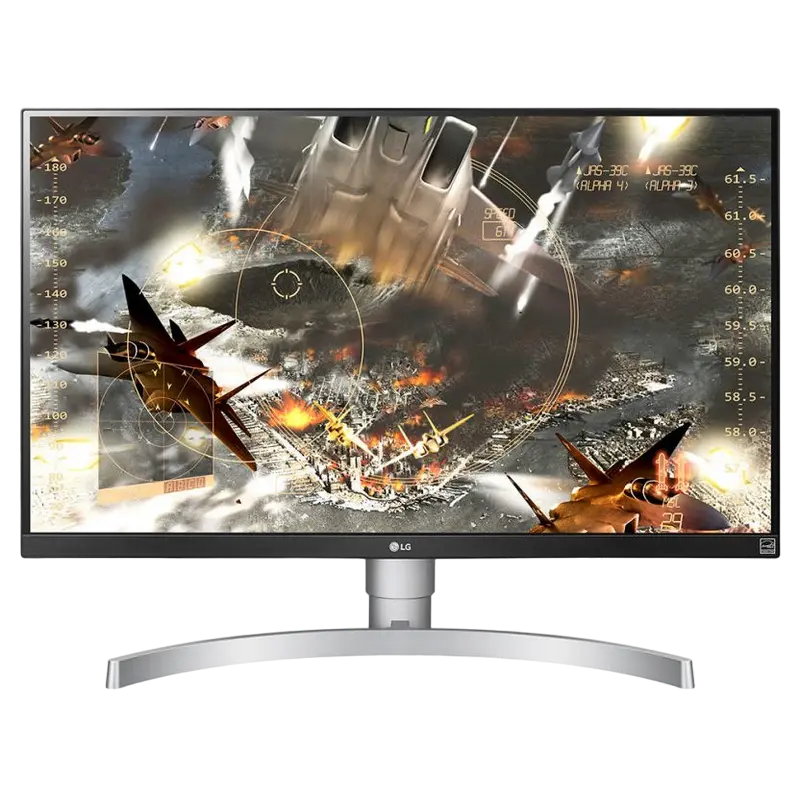 LG 27UL650-W Monitor 3840 x 2160 60Hz White/Black