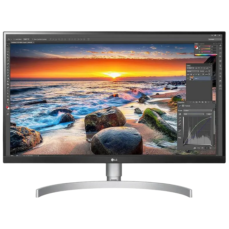 LG 27UL850-W Monitor 3840 x 2160 60Hz White/Black