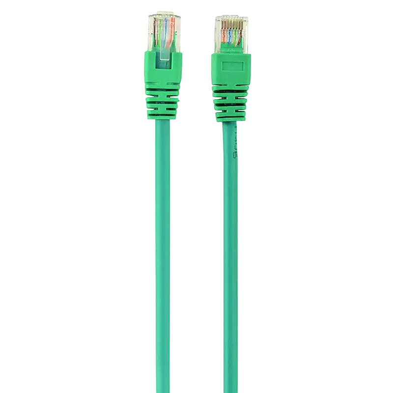 2m, Patch Cord Green, PP12-2M/G, Cat.5E, Cablexpert, molded strain relief 50u" plugs