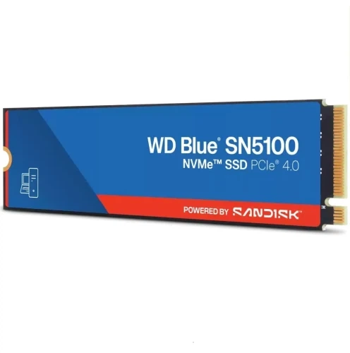 Western Digital 2Tb, Blue SN5100, PCI-E 4.0 x4, vedere laterală