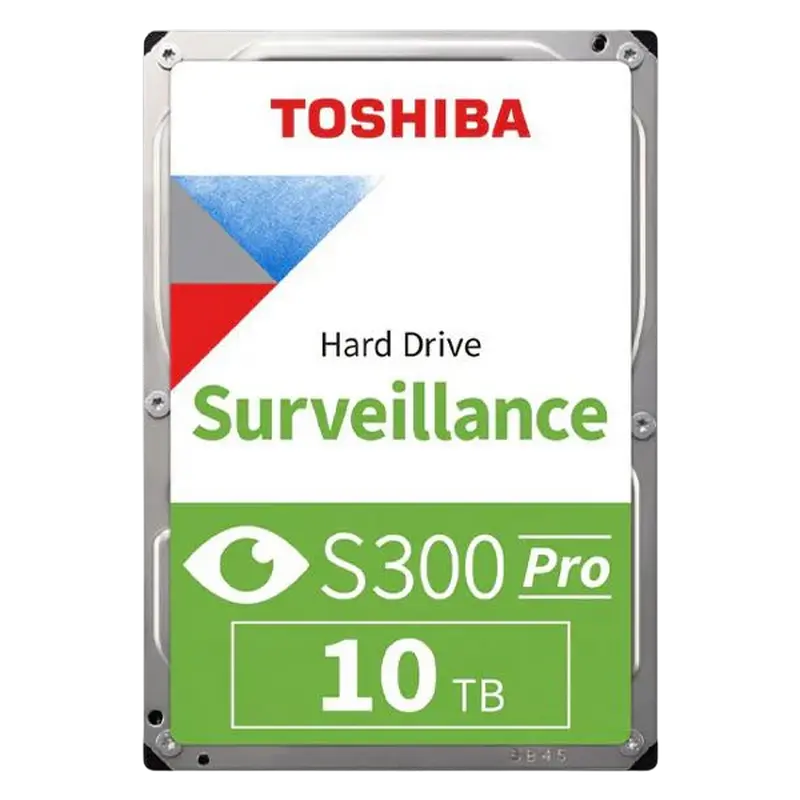 3.5" HDD 10.0TB-SATA- 256MB Toshiba S300 Pro Surveillance HDWT31AUZSVA, Surveillance, CMR, 7200rpm
