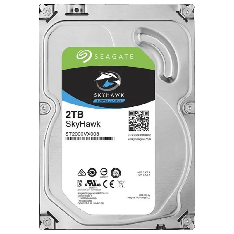 3.5" HDD 2.0TB-SATA- 64MB Seagate " SkyHawk Surveillance (ST2000VX008)"