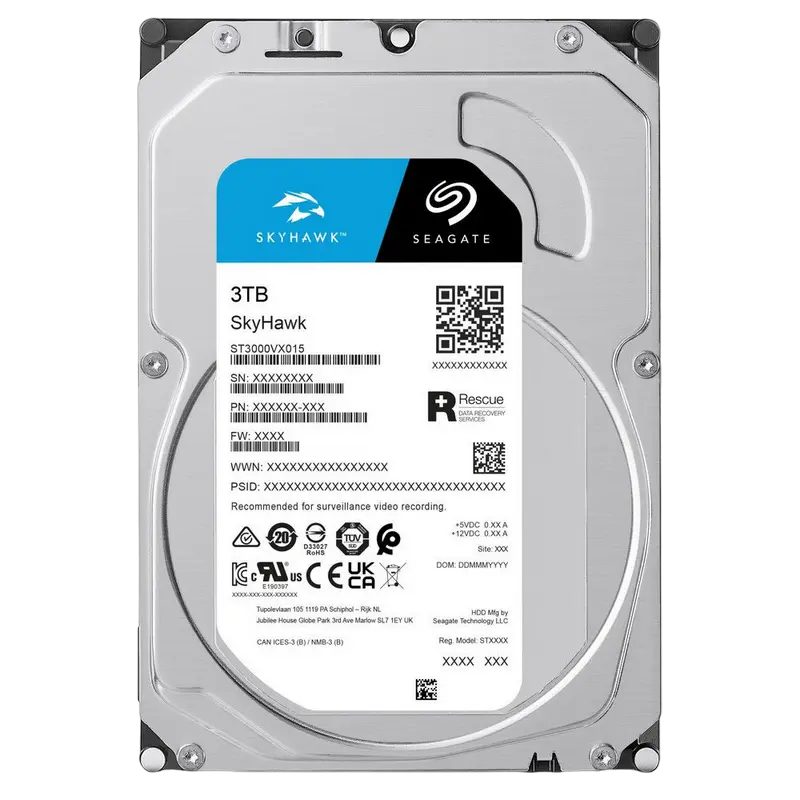 3.5" HDD 3.0TB-SATA-256MB Seagate " SkyHawk Surveillance (ST3000VX015)"