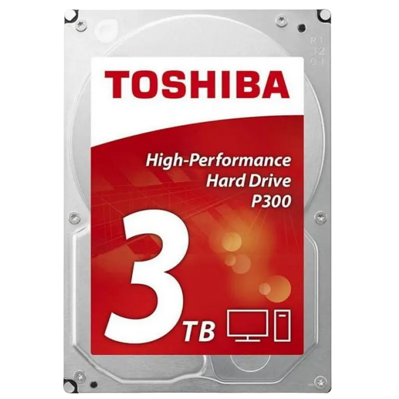 3.5" HDD 3.0TB-SATA- 64MB Toshiba P300 Desktop PC "HDWD130UZSVA", CMR