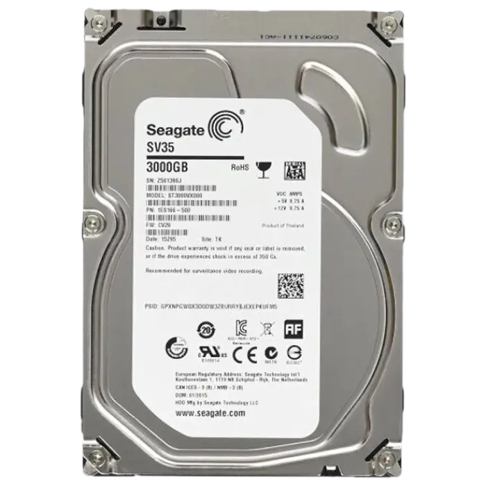 3.5" HDD 3.0TB-SATA- 64MB Seagate " Surveillance (ST3000VX000)" Ref