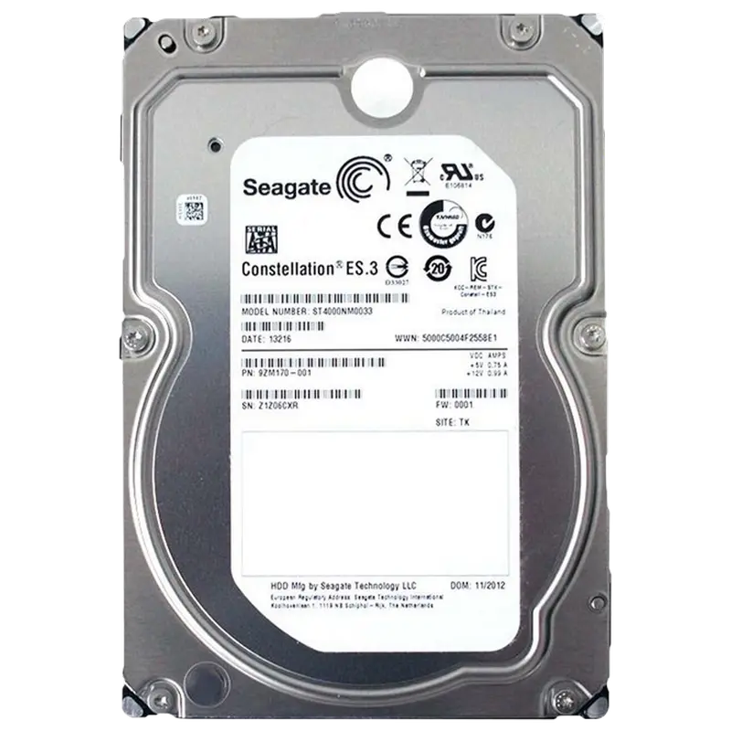 3.5" HDD 4.0TB -SATA -128MB Seagate "Constellation ES.3 (ST4000NM0053)" Ref