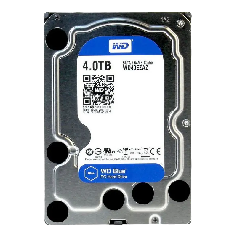 3.5" HDD 4.0TB -SATA-256MB Western Digital "Blue (WD40EZAZ)"